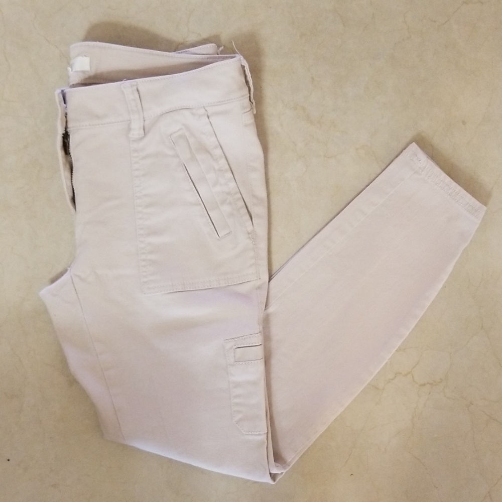 LOFT Light Pink Ankle Jeans